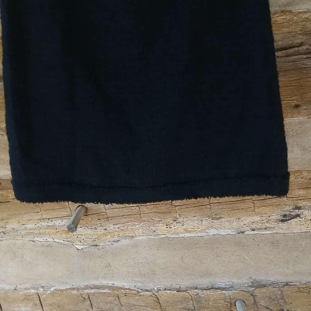J. Crew Vintage Black Boucle Wool Midi Skirt Size 10